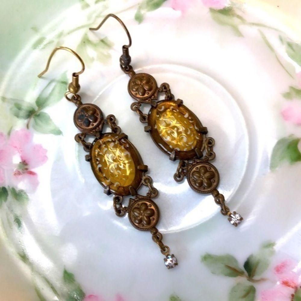 Vintage Style Dangle Earrings